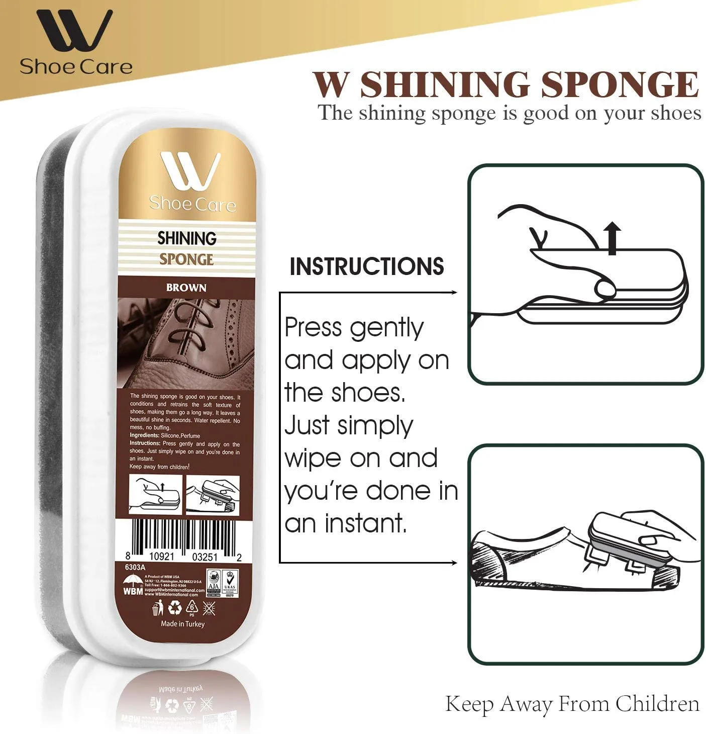 Shoe Cleaning Gift Set, Pack of 4 | WBM SHOE CARE