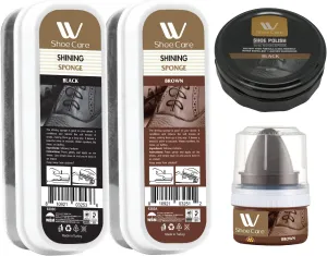 Shoe Cleaning Gift Set, Pack of 4 | WBM SHOE CARE