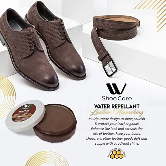 Shoe Polish Brown | 1.69 fl oz | WBM SHOE CARE