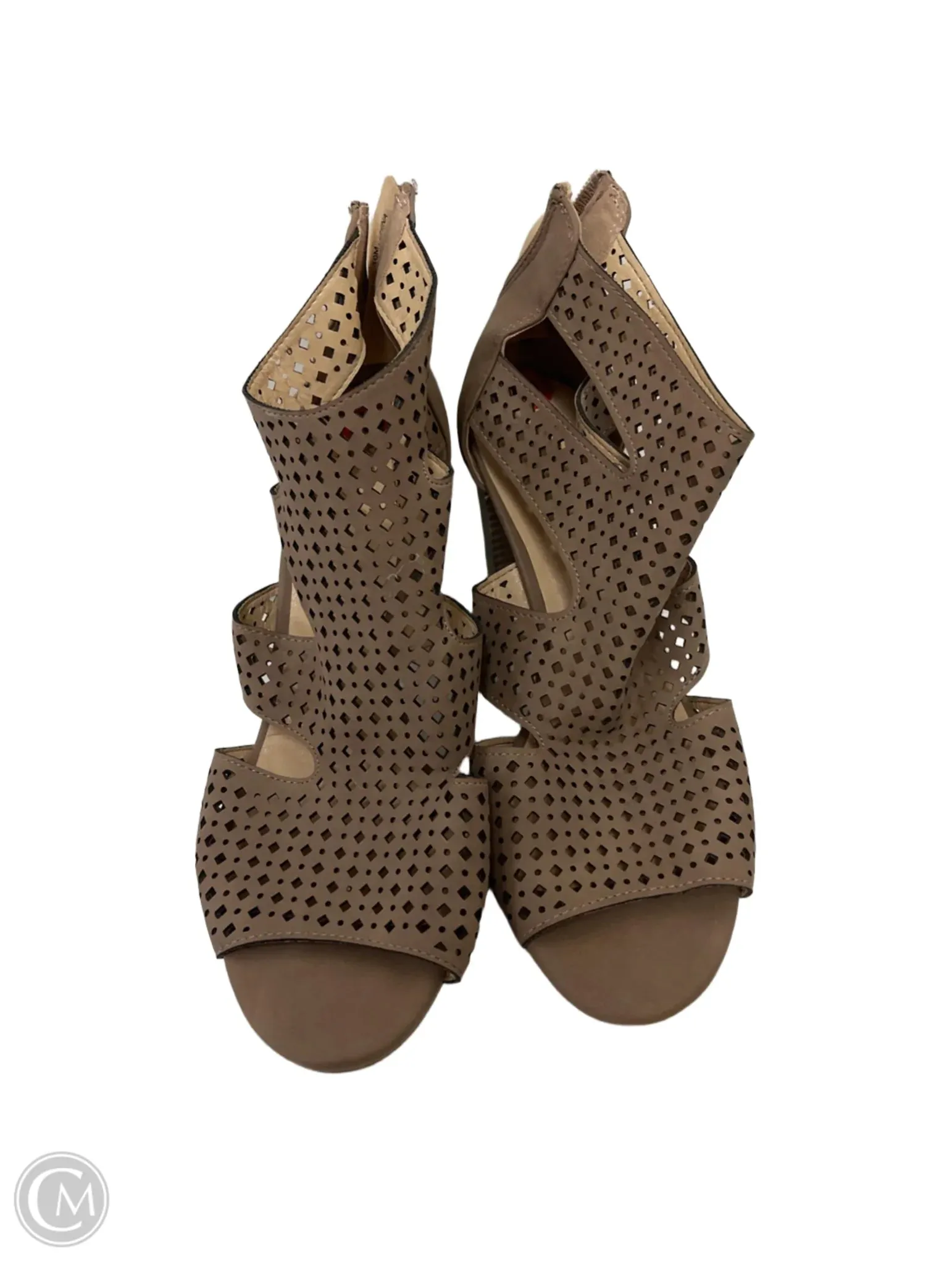 Shoes Heels Block By Xoxo In Animal Print