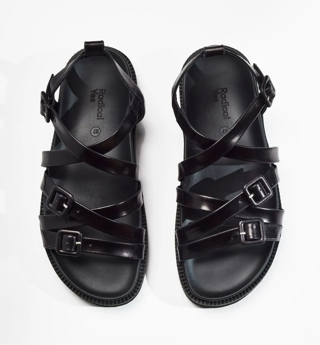 Sophia Strappy Sandal | Black