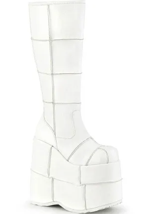 STACK-301 [White] | PLATFORM BOOTS [PREORDER]