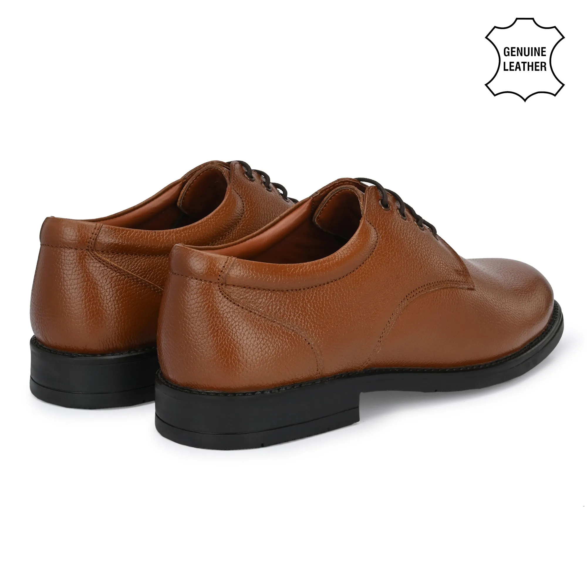 Strong Full Grain Leather Derby Lace Ups