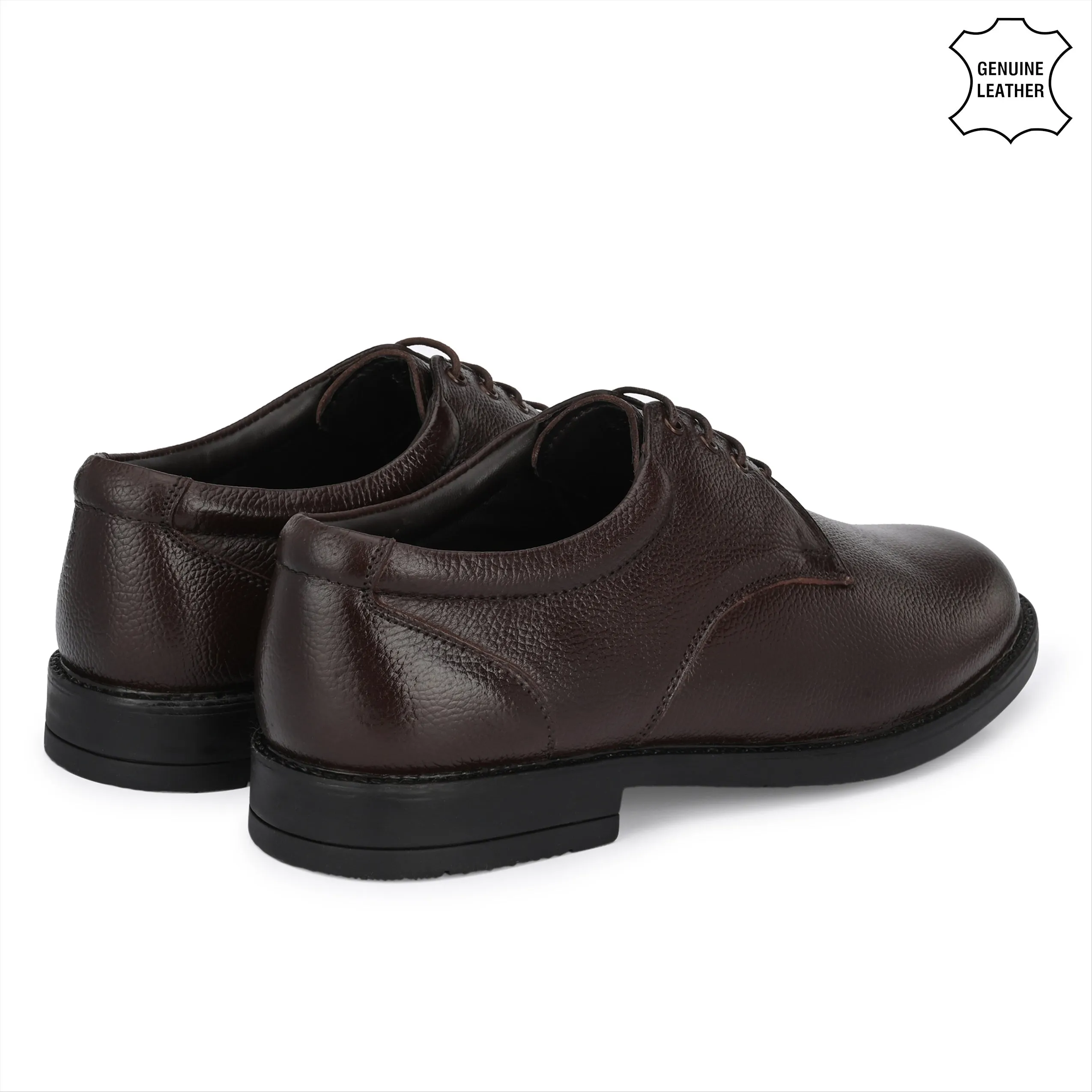 Strong Full Grain Leather Derby Lace Ups