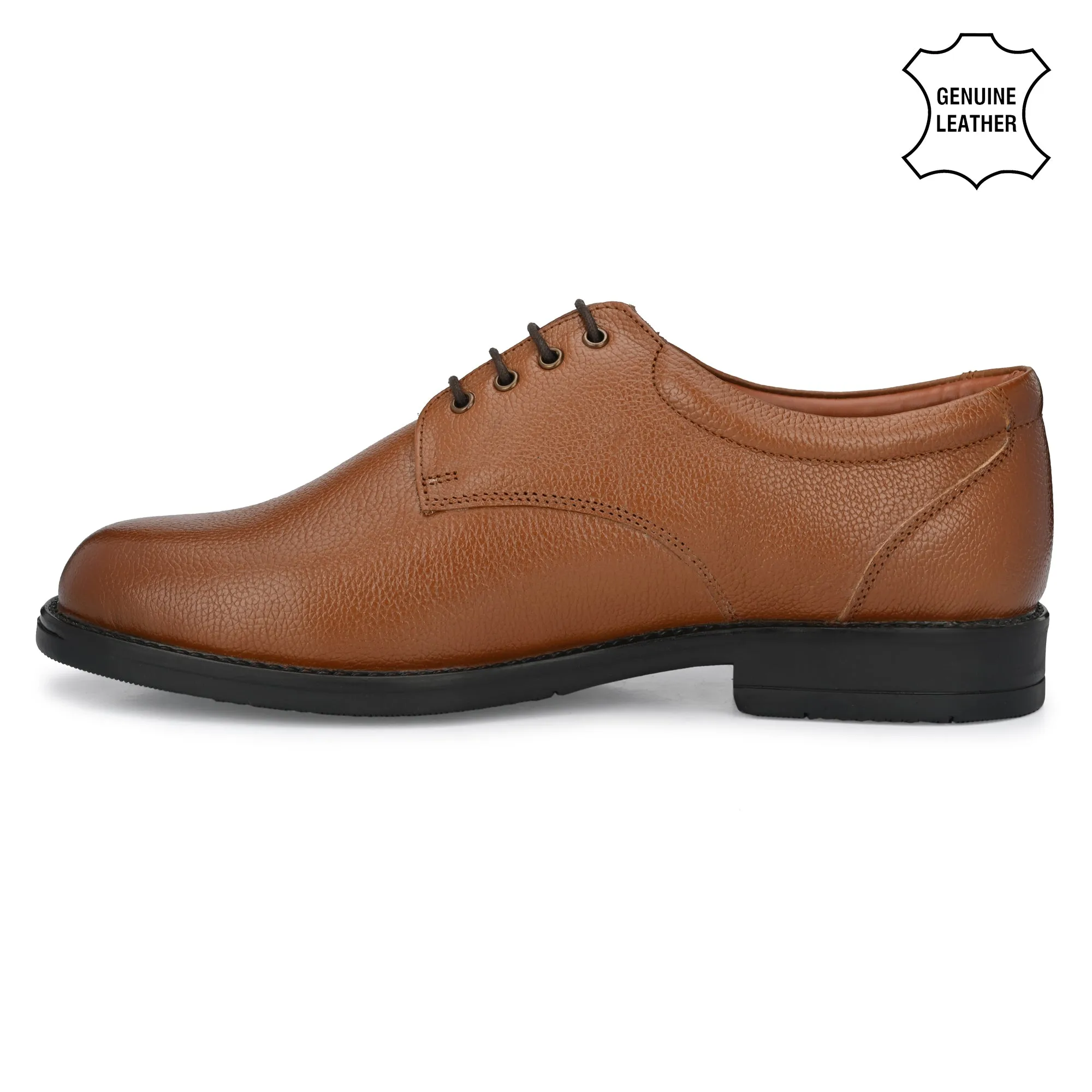 Strong Full Grain Leather Derby Lace Ups