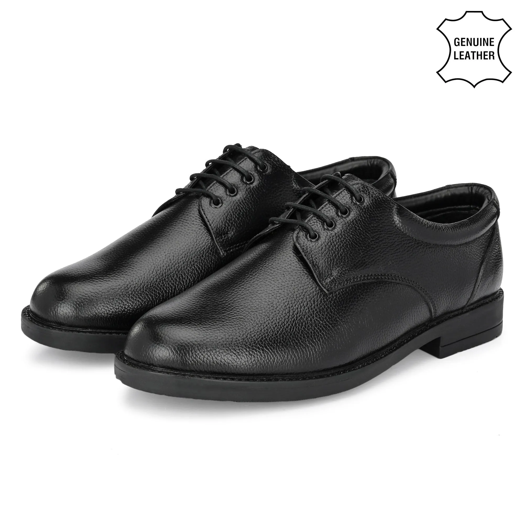 Strong Full Grain Leather Derby Lace Ups