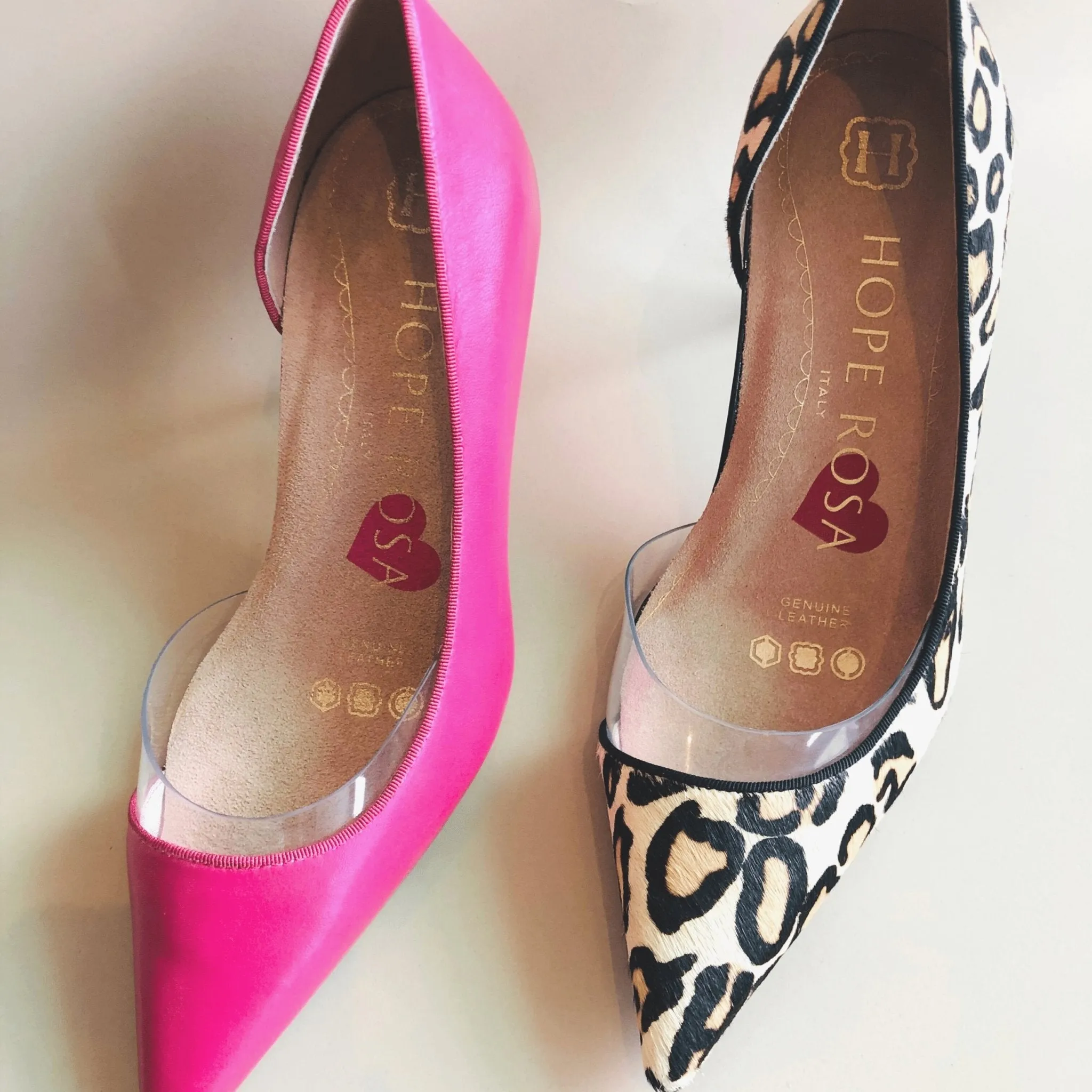 Stunner Leopard Pointed Toe PVC Leather Pump