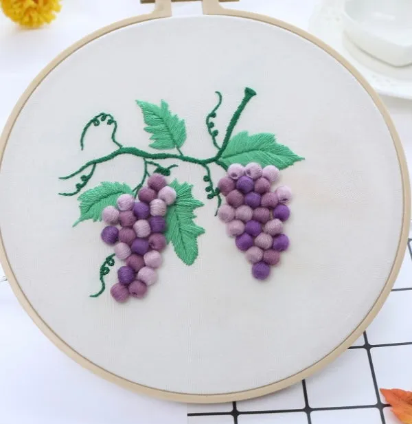 Summer Time Hand Embroidery DIY Kit 20cm
