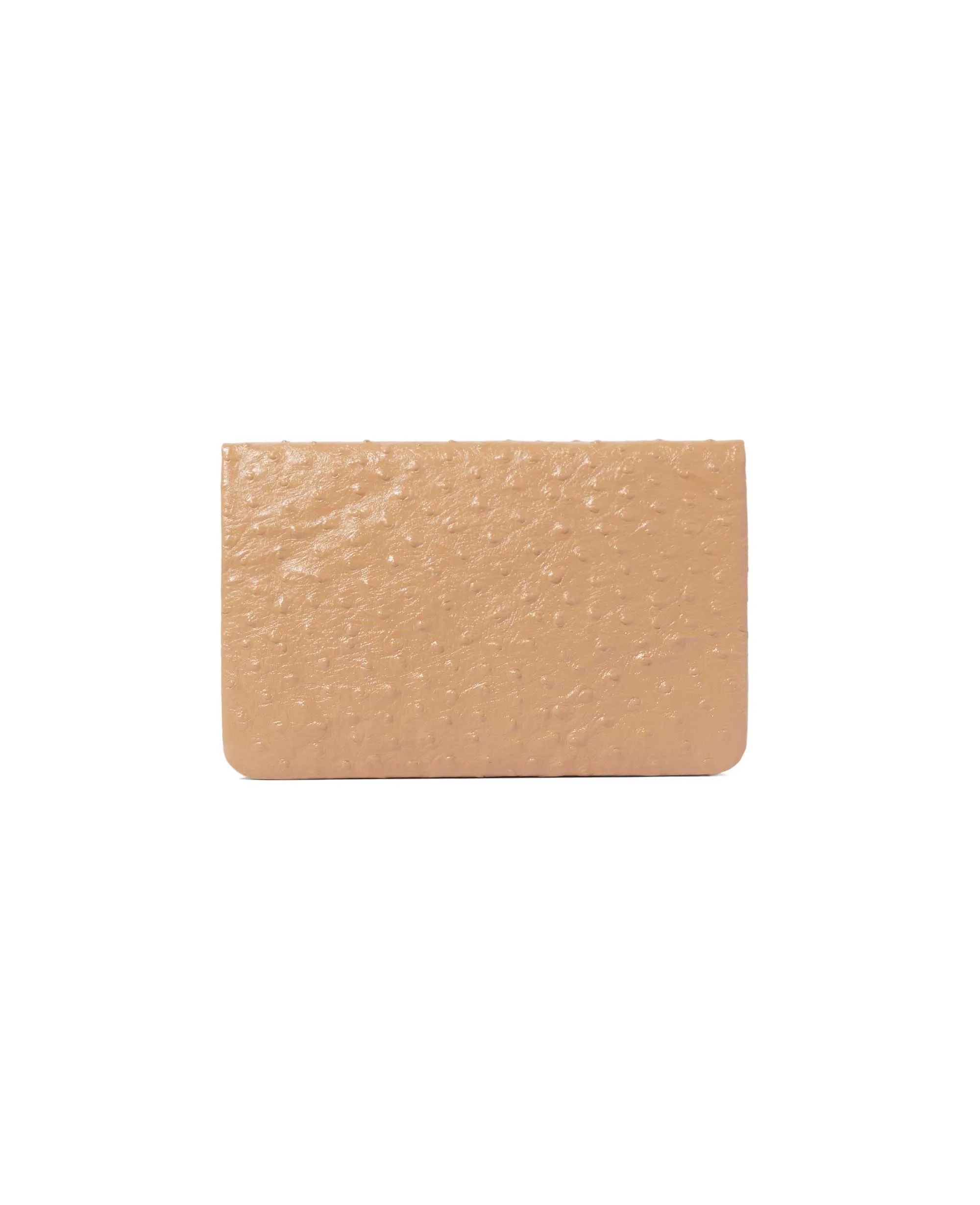 The Kensington Vegan Leather Clutch | Nude