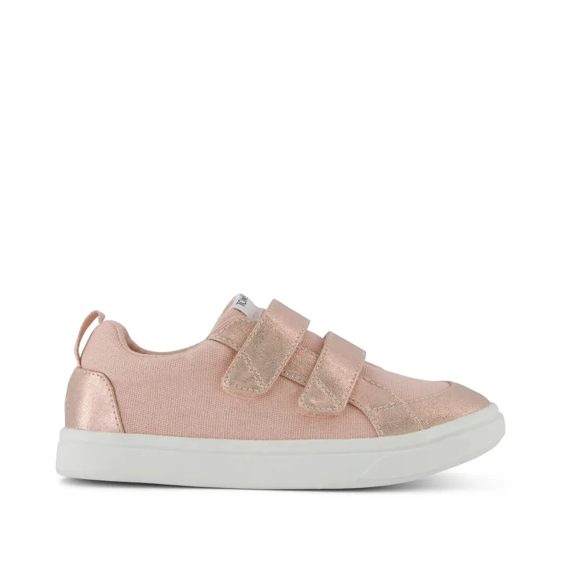 Tiny Cruz Double Strap Sneaker - Pale Rose Metallic