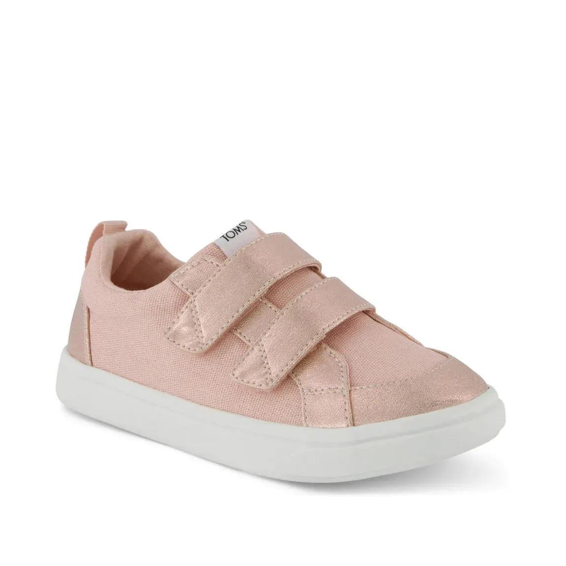 Tiny Cruz Double Strap Sneaker - Pale Rose Metallic