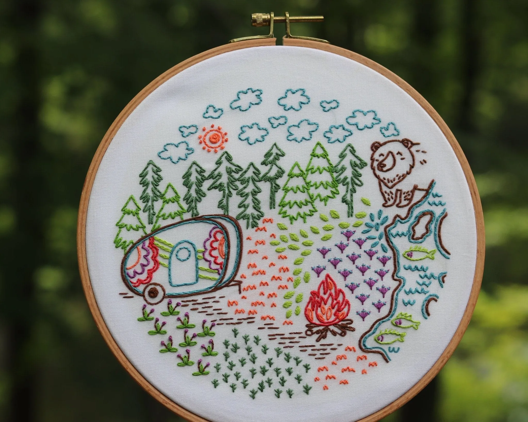 To The Woods Embroidery Kit
