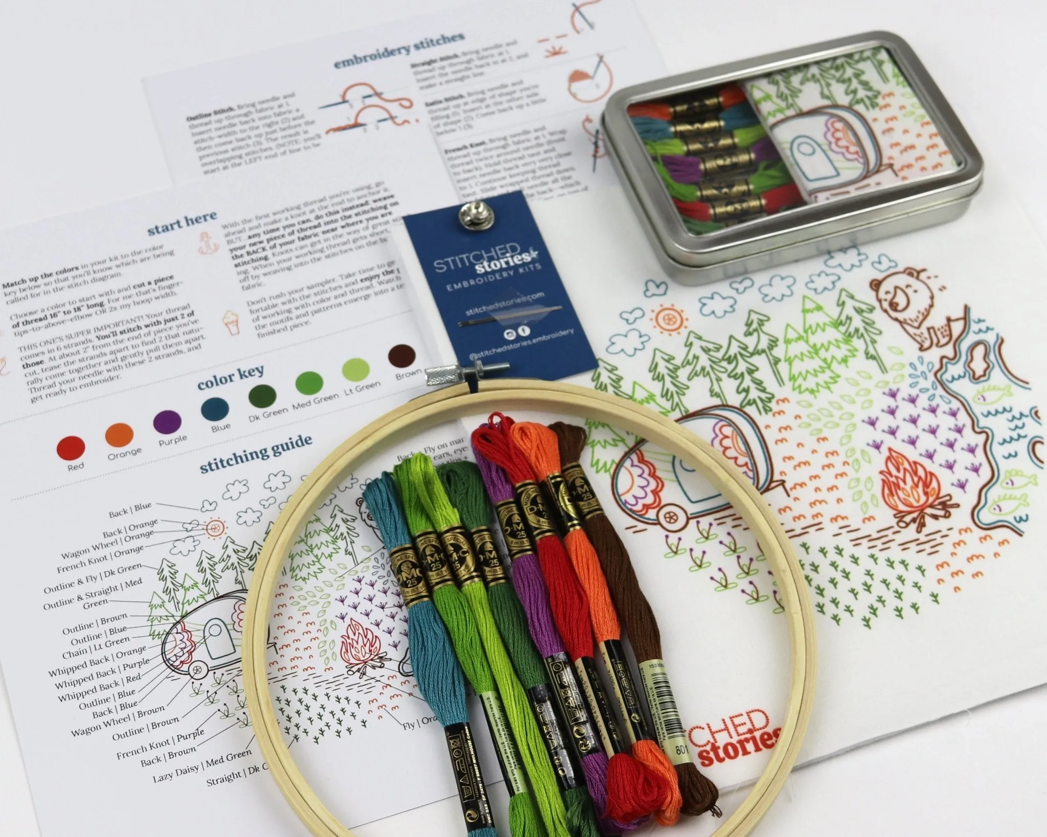 To The Woods Embroidery Kit