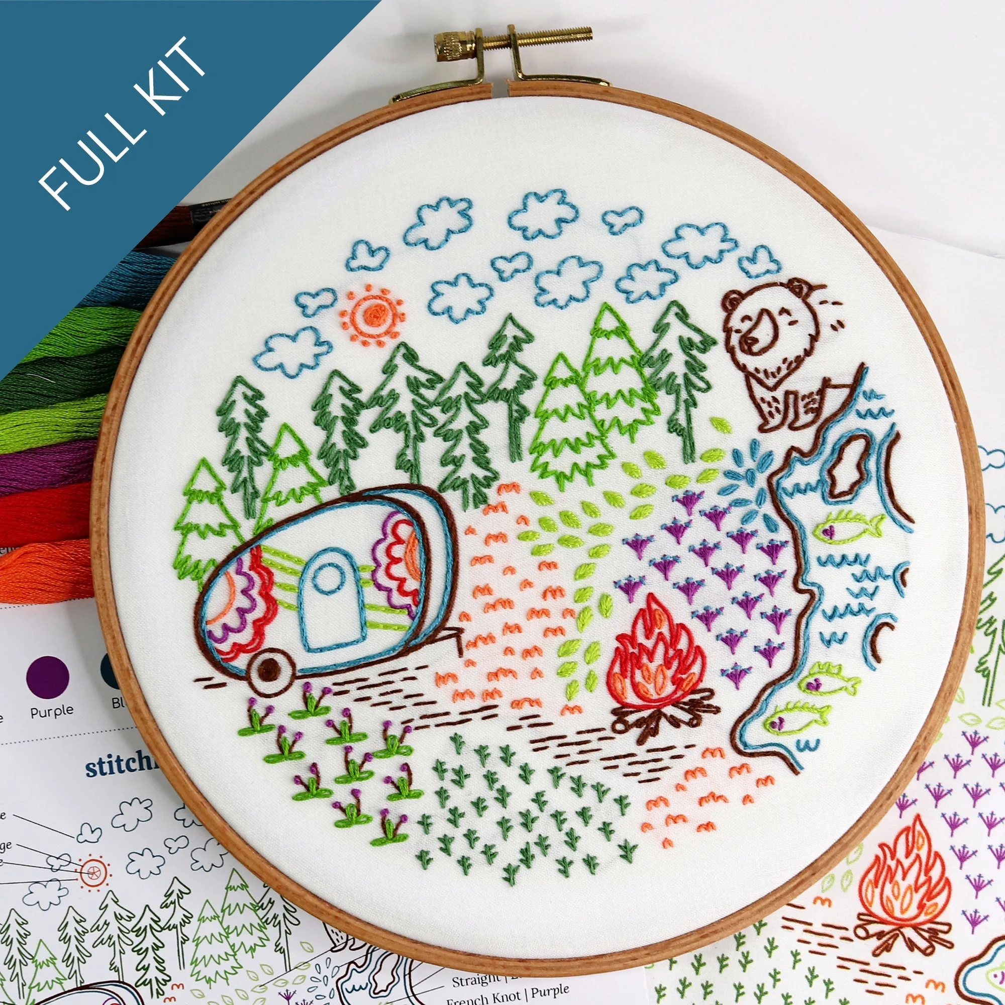 To The Woods Embroidery Kit