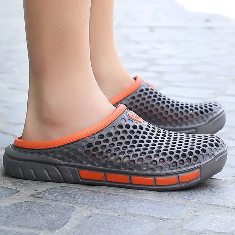 Unisex Summer Hollow Slippers Fashion Outdoor Breathable Couple Beach Sandal