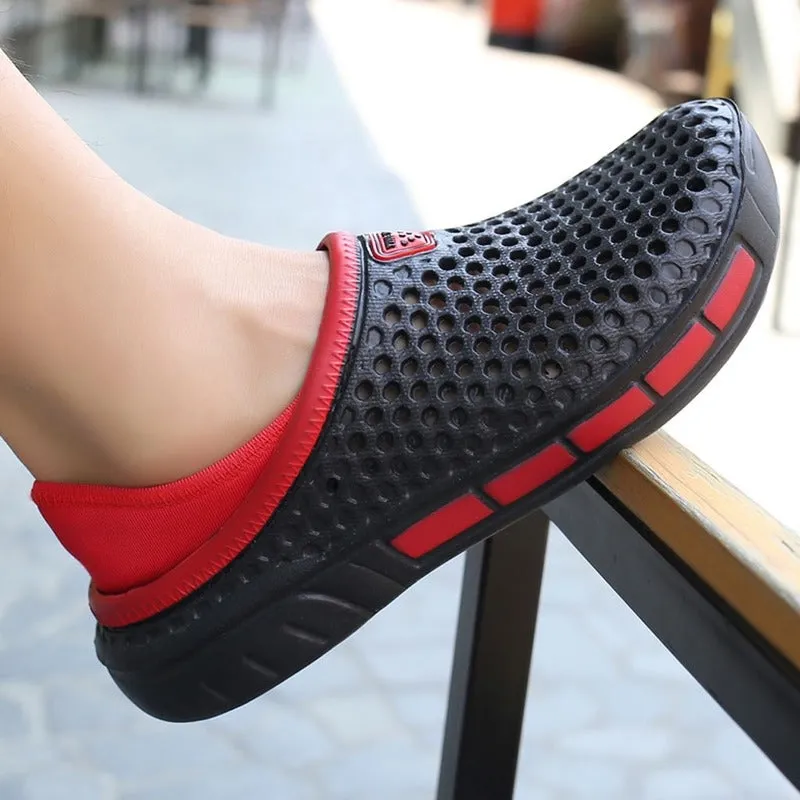 Unisex Summer Hollow Slippers Fashion Outdoor Breathable Couple Beach Sandal