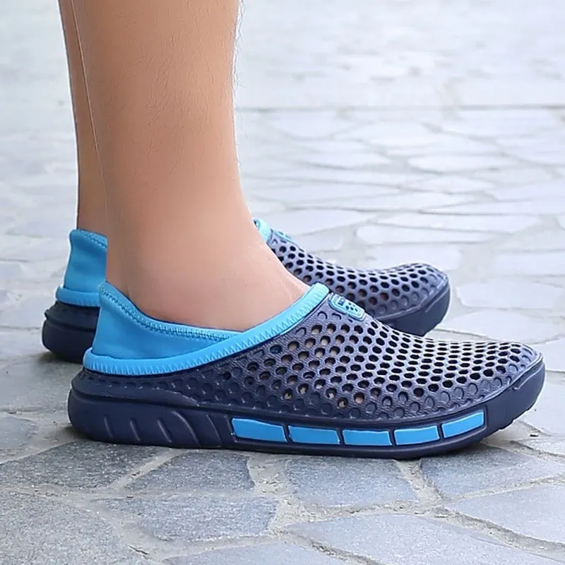 Unisex Summer Hollow Slippers Fashion Outdoor Breathable Couple Beach Sandal