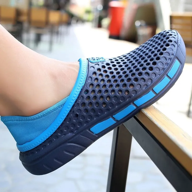Unisex Summer Hollow Slippers Fashion Outdoor Breathable Couple Beach Sandal