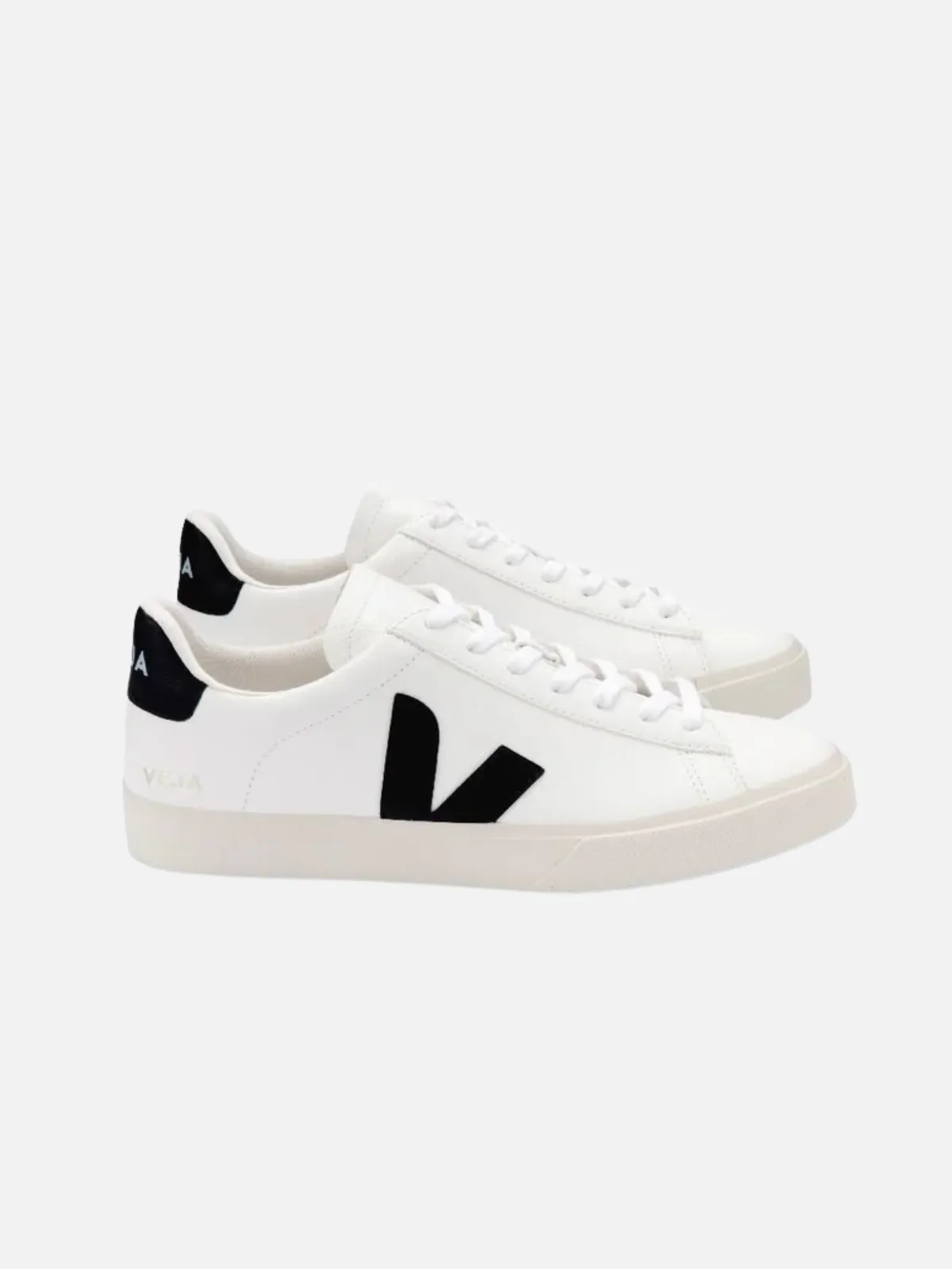 VEJA Campo Leather Sneaker - Extra-White Black