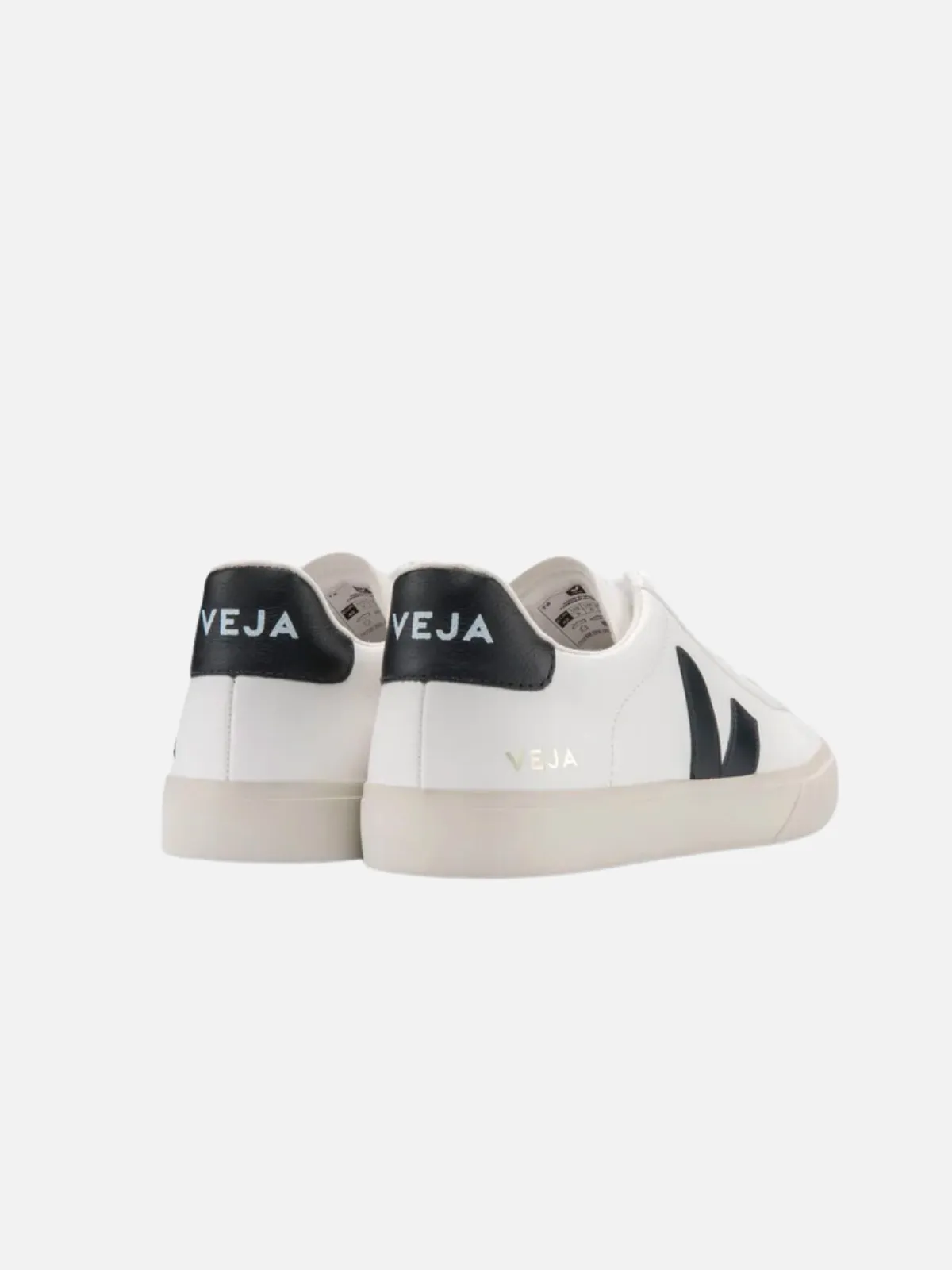 VEJA Campo Leather Sneaker - Extra-White Black
