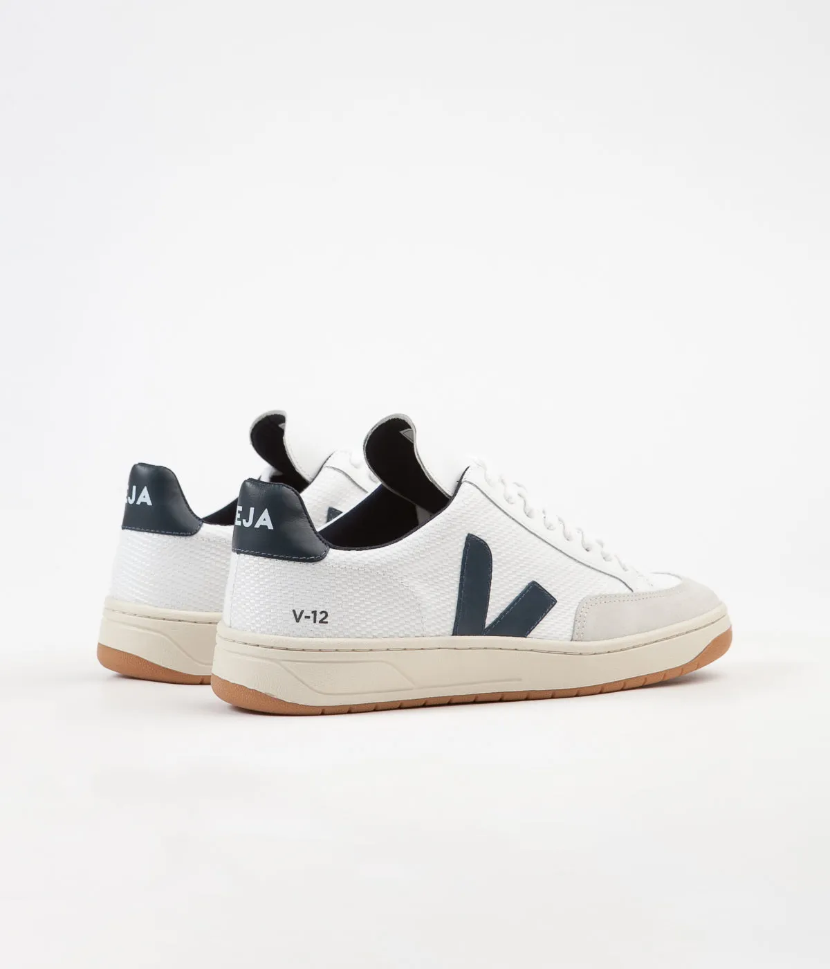 Veja V-12 B-Mesh Shoes - White / Nautico
