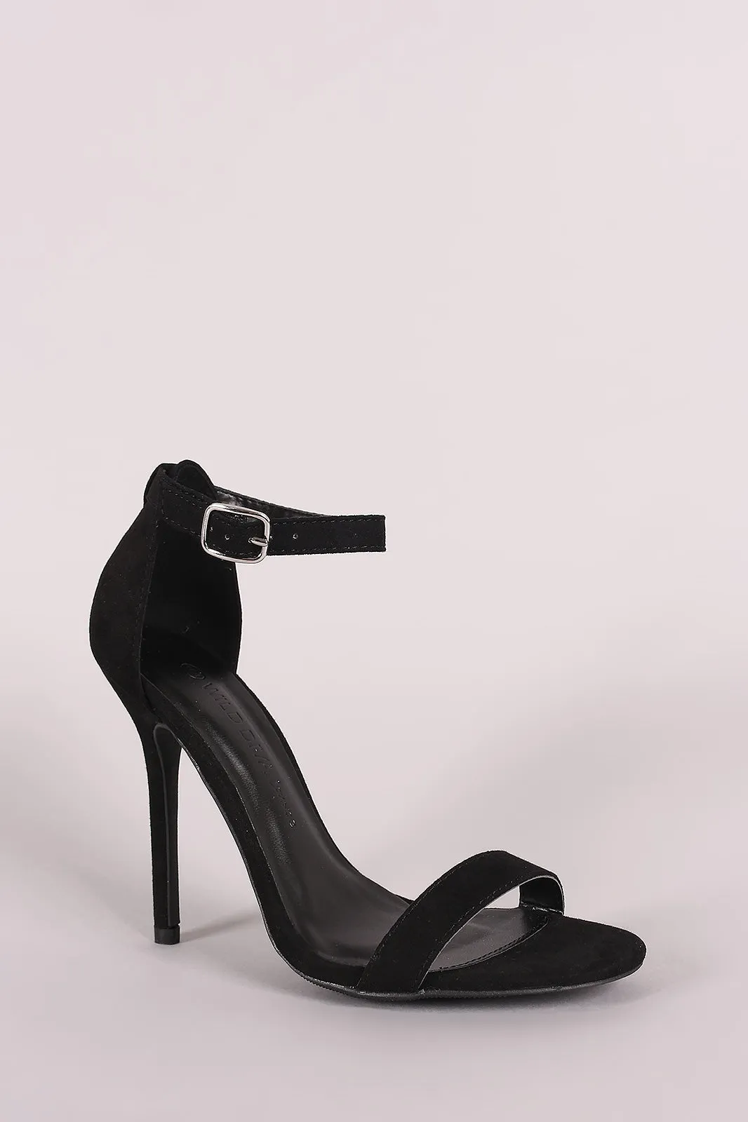 Wild Diva Lounge Suede Ankle Strap Heel