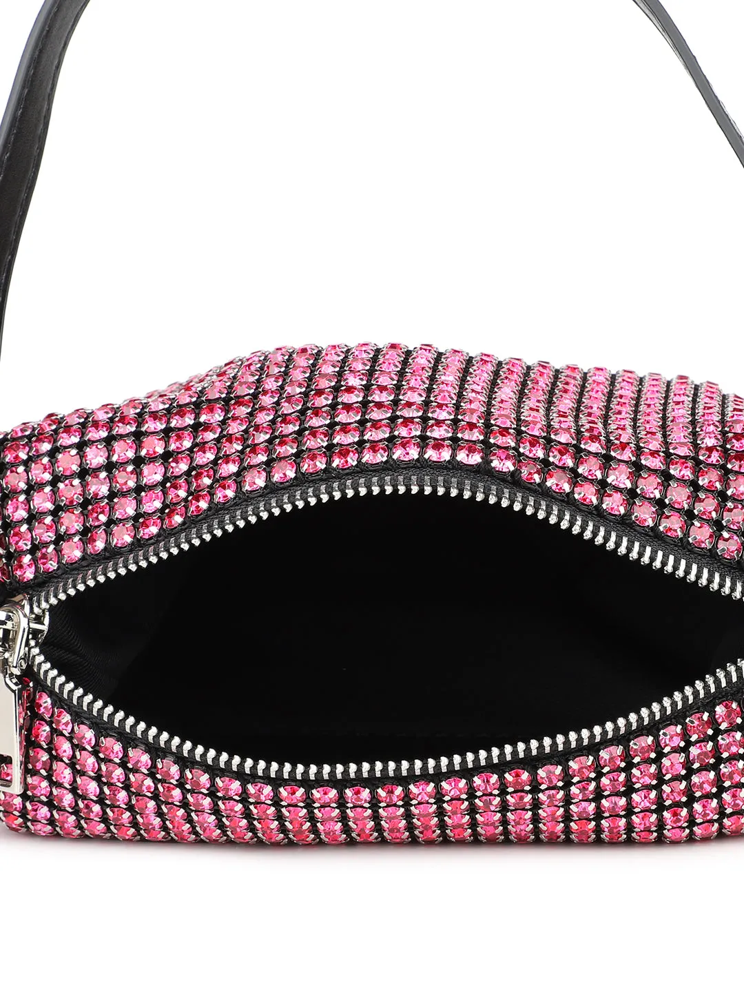 Women Pink Fancy Sling Box Clutch