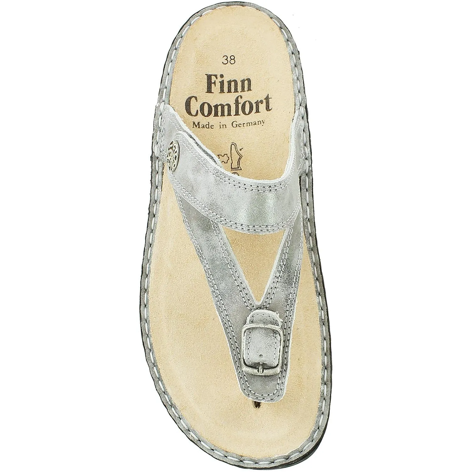 Women's Finn Comfort Alexandria Marley Silver Leather