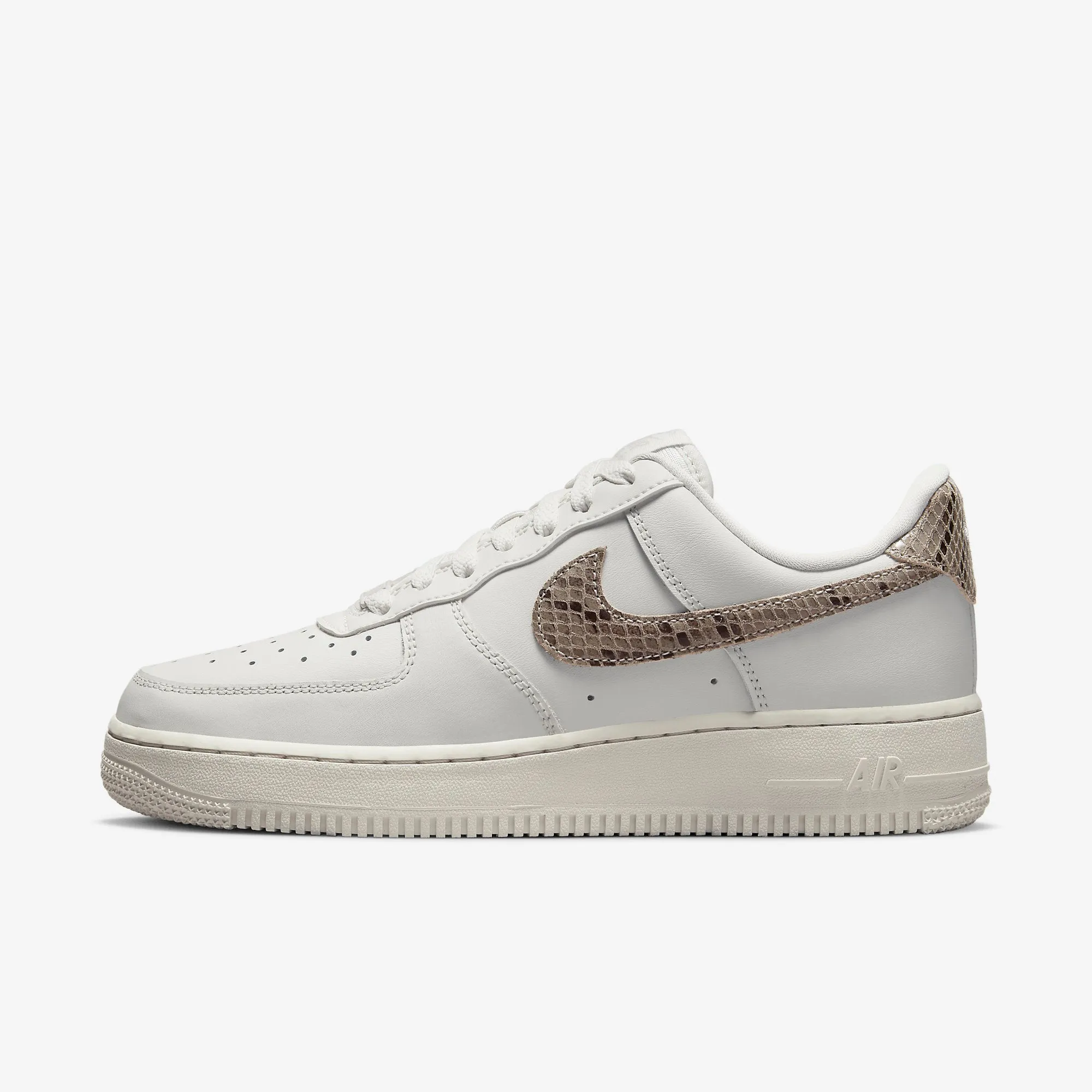 Women's Nike Air Force 1 '07 "Snakeskin" (Phantom/Light Iron Ore)(DD8959-002)