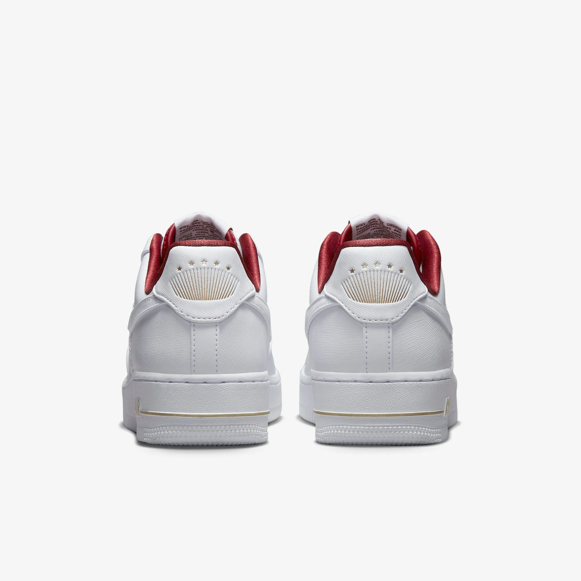 Women's Nike Air Force 1 '07 SE (White/Team Red/Metallic Gold)(DV7584-100)