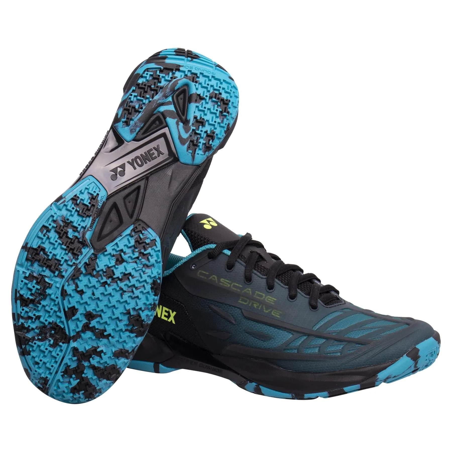 Yonex Power Cushion Cascade Drive 2 Badminton Shoes - Clear Black