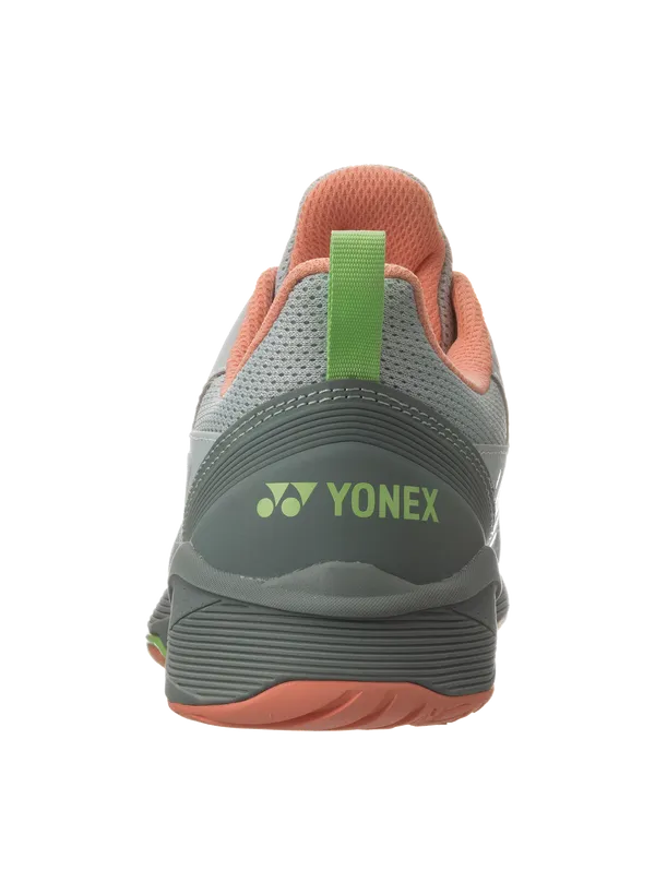 Yonex Women's Power Cushion Sonicage 3 Tennis Shoes in Grayish Blue/Pink