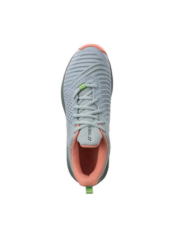 Yonex Women's Power Cushion Sonicage 3 Tennis Shoes in Grayish Blue/Pink